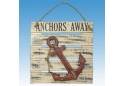 Wooden Anchors Away Wall Plaque 20"