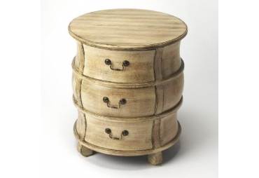 Barrel Table in Driftwood