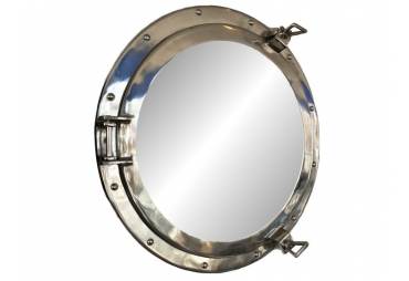 Chrome Decorative Ship Porthole Mirror 20"