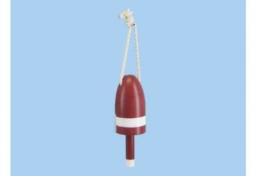 Wooden Red Lobster Buoy 6"