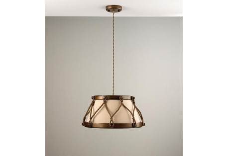One Light 10.6 Inch Tall Hanging Pendant from the Tambor Collection