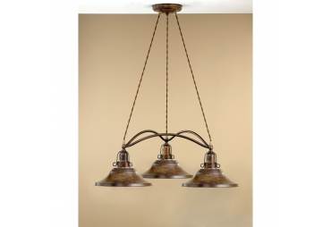 Rustic Charleston Three Light Chandelier