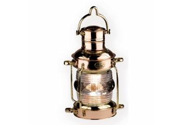 Anchor Oil Lamp Brass & Copper Lantern 12"