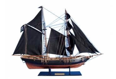 Wooden Ben Franklin's Pirate Ship Boat Model