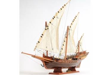 35" Xebec Wooden Model Ship
