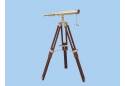 Floor Standing Brass Harbor Master Telescope 30"