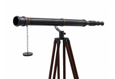 Floor Standing Oil Rubbed Bronze Galileo Telescope 65"