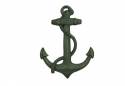 Antique Seaworn Bronze Cast Iron Anchor 17"