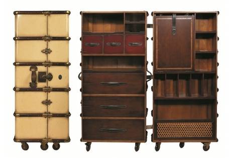 Classic Stateroom Armoire, Ivory
