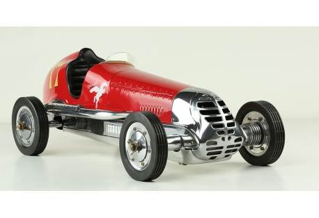 Indianapolis Spindizzy Red Seat Aluminum Model Tether Car Replica 12" New 