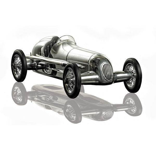 1934 Mercedes Benz Silver Arrow Car Model Exact Replica