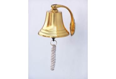 Brass Hanging Harbor Bell 5.5"