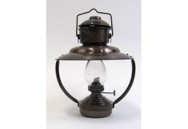 Iron Trawler Lamp / Oil Lamp Antique Finish