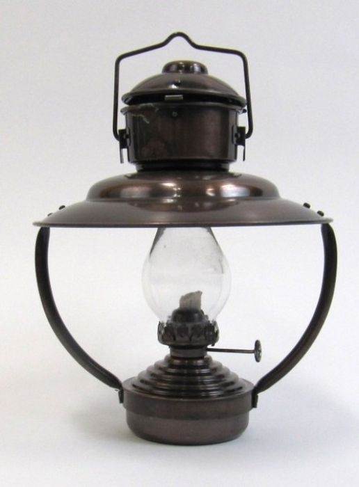 Nautical Lantern - Antique Trawler Cabin Lamp - 10
