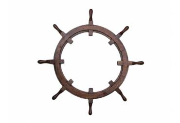 Wooden Ship Wheel Frame 36"