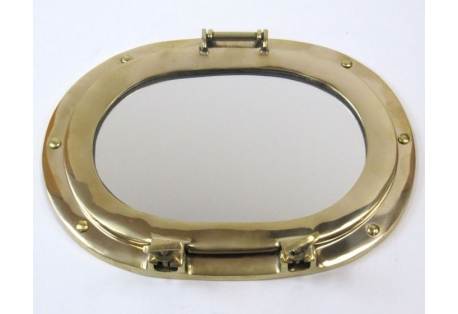 Porthole Oval Mirror 12"