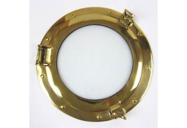 Solid Brass Porthole Window 11"