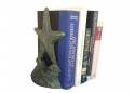 Set of 2- Antique Seaworn Bronze Cast Iron Starfish Book Ends 11"