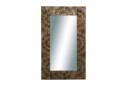Wuhu Square Shaped Arty Wooden Wall Mirror