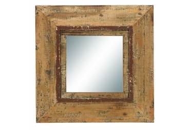 Rustic Square Wall Mirror 