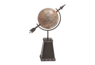 British Styled Metal Globe