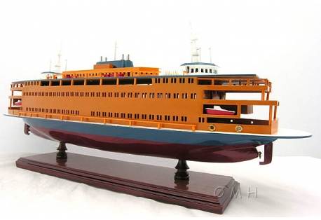 Staten Island  New York Ferry Decorative Model Ship 