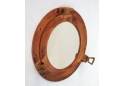 Antiqued Rustic Porthole Mirror 11"