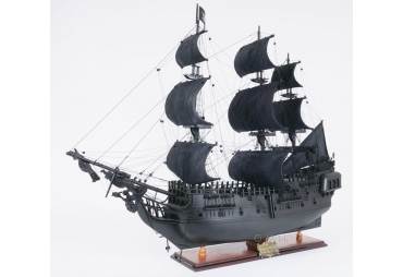 Caribbean  Wooden Pirate Ship Model