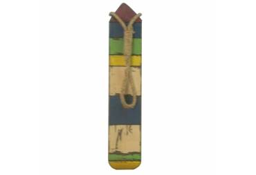 Wooden Thin Multi-Color Buoy 25"