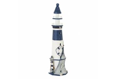 Seaside  Wooden Coastal Lighthouse Nautical Decor