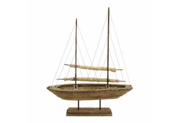 Decorative Wooden Sailboat 