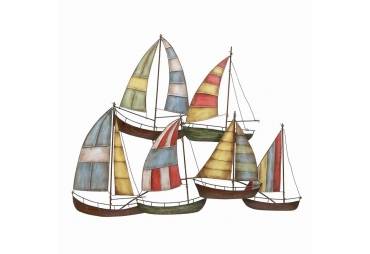  Metal Sailboats Nautical Wall Art Decor 