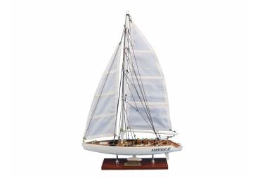 America's Cup America³ 23" Decorative Sailboat Model 