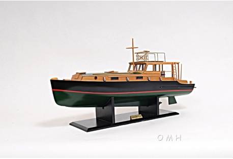 Wooden Fishing Boat Model of Famous Ernest Hemingway's Boat  Pilar