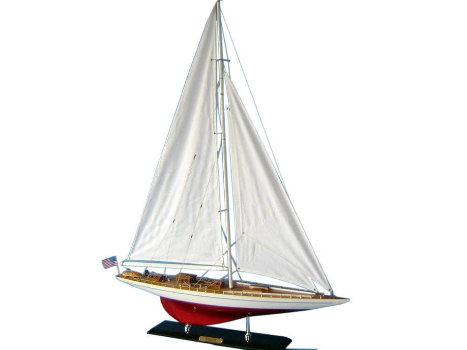 America's Cup Ranger Sailboat Model Scaled