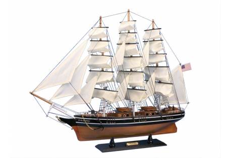 Decorative Famous Clipper Wooden Model  Ship Star Of India   