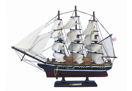 Wooden Star of India Tall Ship Model 15"