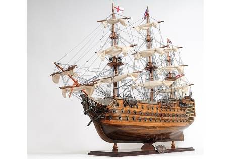Admiral Lord Nelson's HMS Victory Wooden Tall Ship Model  