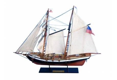 Scaled Topsail Schooner “Californian” Wooden Model Ship   