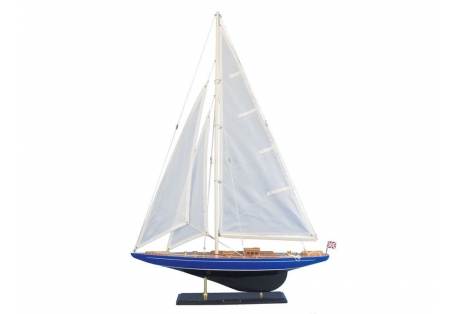Velsheda Wooden Sailboat Model Decoration 35"