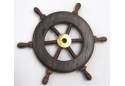 Decorative Wooden Ship Wheel Ornament 6"