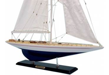 America's Cup Enterprise 35" Limited Wooden Sailboat Model 