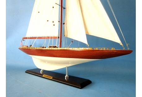 America's Cup Lionheart Limited 35" Wooden J Class Yacht Model 