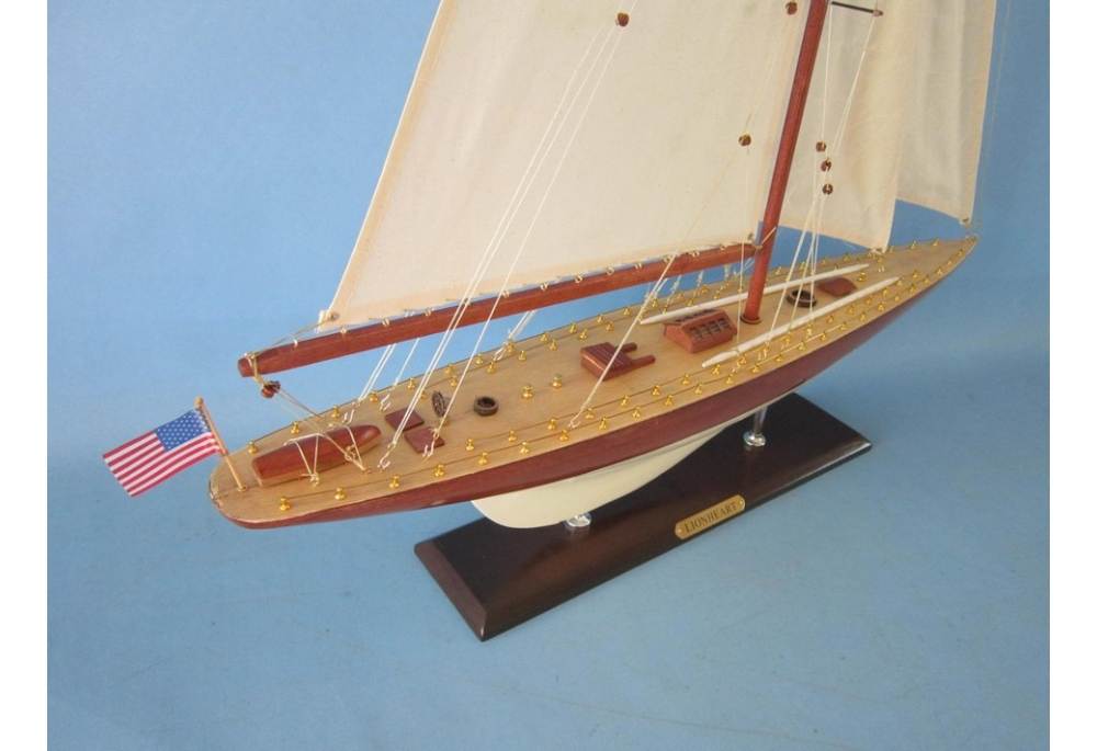 America's Cup Lionheart Limited 35" Wooden J Class Yacht Model