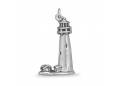 Oxidized Lighthouse Charm
