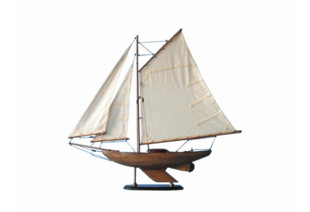america's cup velsheda j class wooden sailboat model