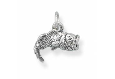 Large Mouth Bass Charm