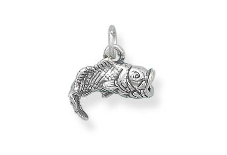 Large Mouth Bass Charm
