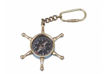 Details about   Brass Open Face Compass Key Ring Silver LOT OF 10 PCS Handmade Nautical Gift 