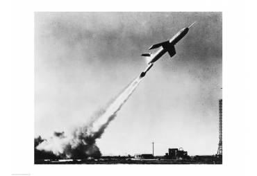 Low angle view of a missile taking off, Martin TM-61B Matador 